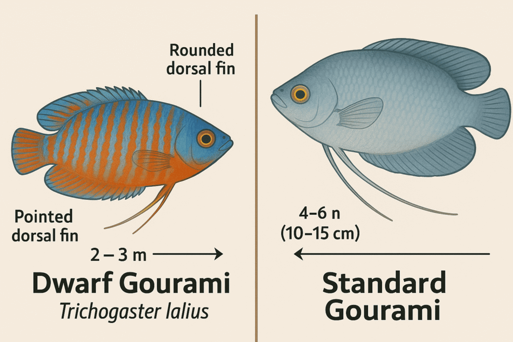 Gourami Comparion